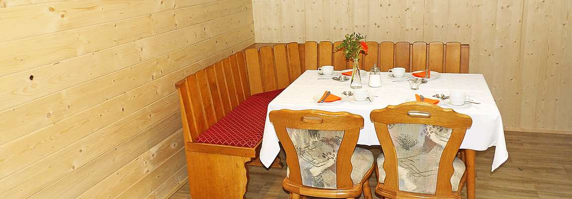 Frühstücksraum Ferienhaus Wehrhalden | Hotzenwald Südschwarzwald